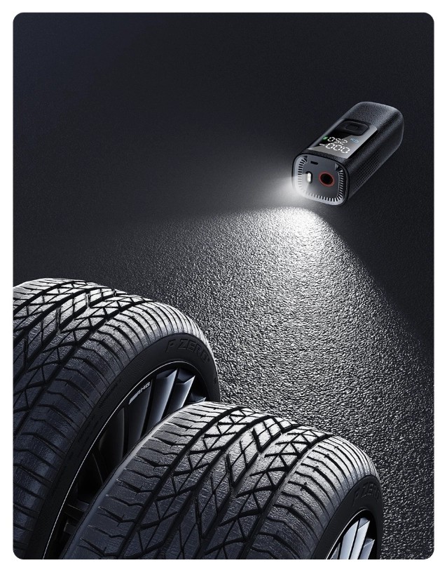 HONOR Life Air Pump Lite s núdzovým LED svetlom