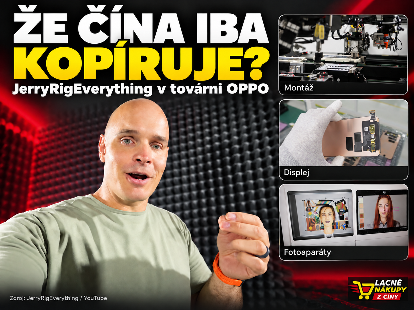 JerryRigEverything navštívil továreň a testovacie laboratóriá OPPO