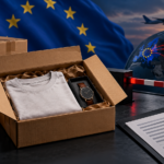Ilustrácia dovozu balíkov z Číny do Európskej únie