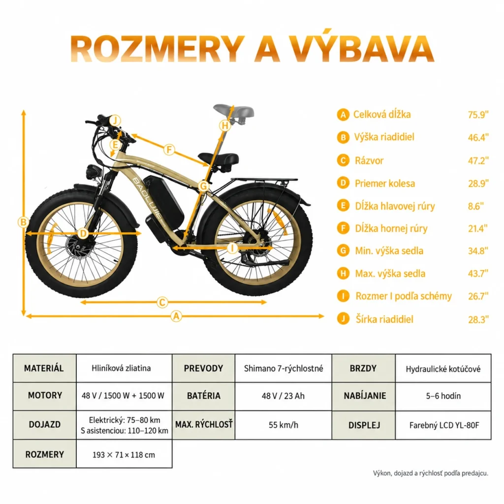 Rozmerová schéma BAOLUJIE DP2602 a technické údaje
