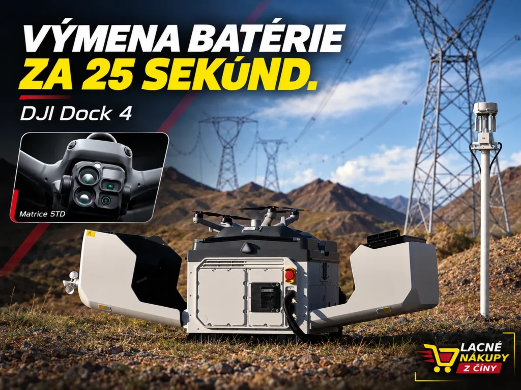DJI Dock 4 s automatickou výmenou batérie a dronom Matrice 5TD