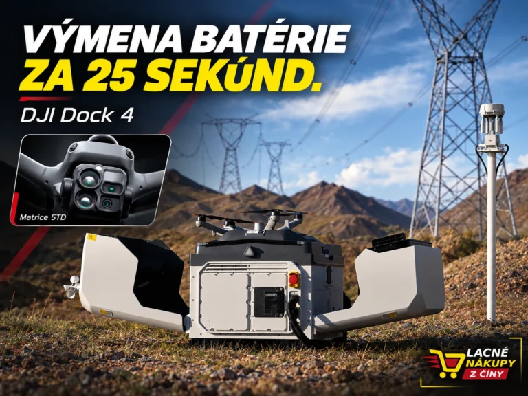DJI Dock 4 s automatickou výmenou batérie a dronom Matrice 5TD