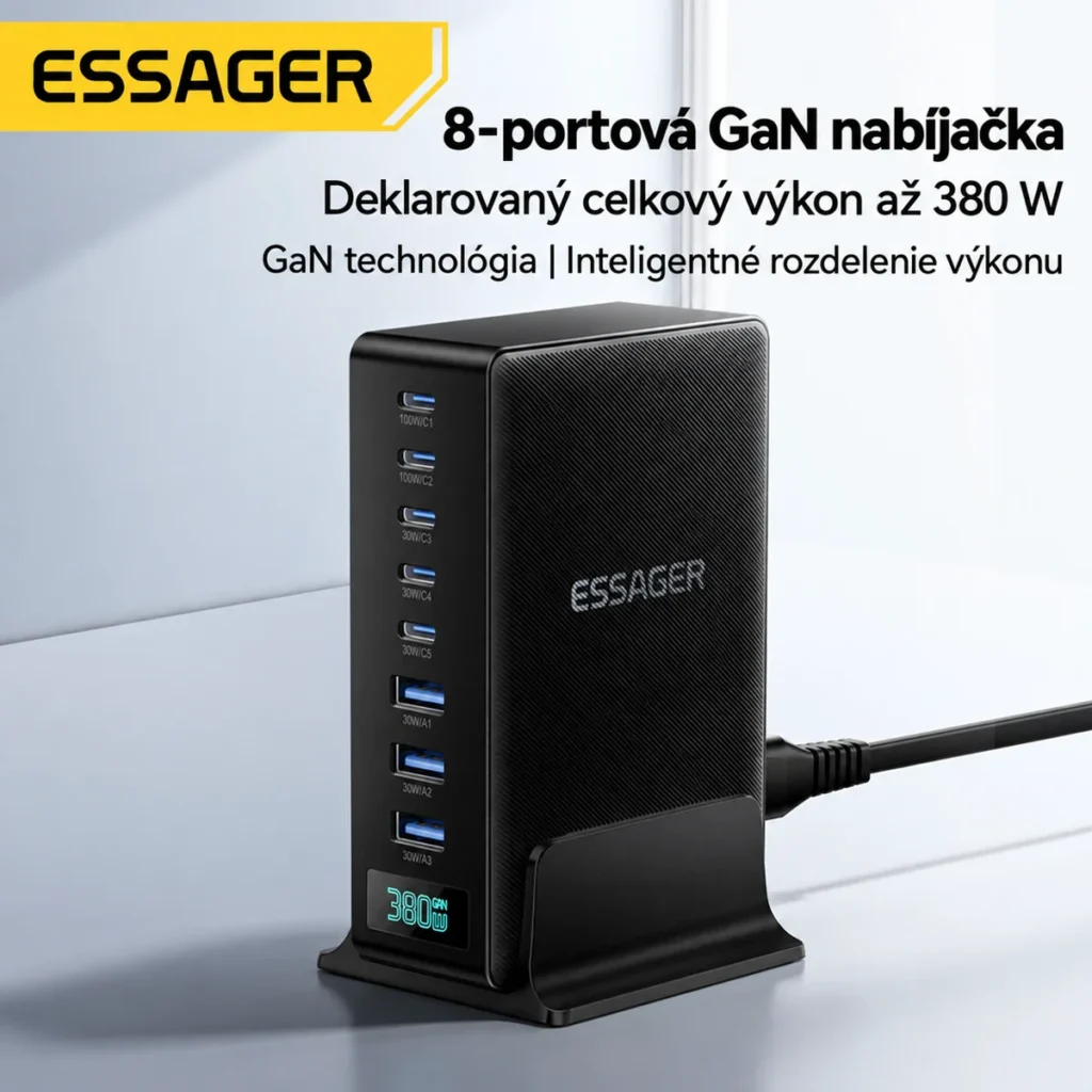ESSAGER NCC-888 s deklarovaným celkovým výkonom 380 W