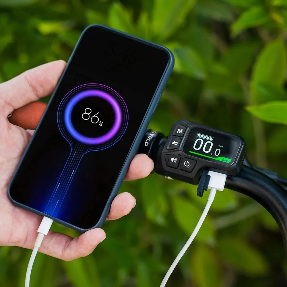 Displej a ovládanie mestského elektrobicykla Fiido C11 Pro