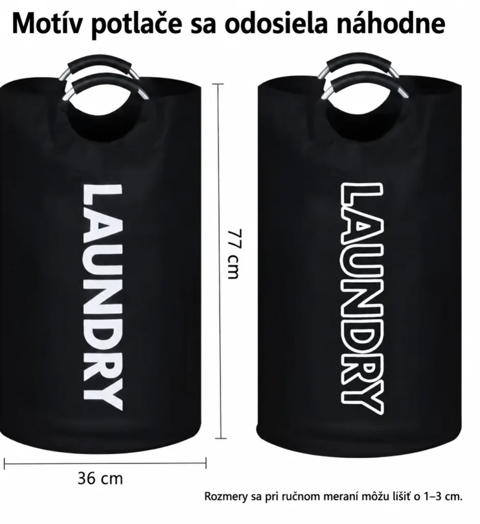 Rozmery podľa produktového obrázka; motív potlače sa odosiela náhodne.