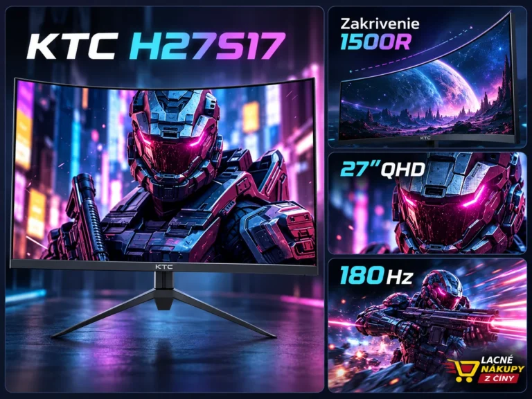 Herný monitor KTC H27S17 na bielom pozadí