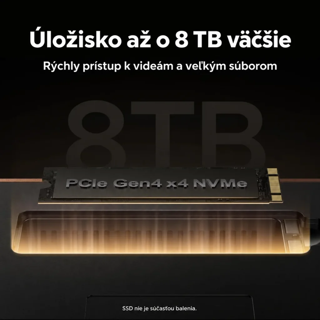 Slot pre M.2 NVMe SSD v dokovacej stanici UGREEN Maxidok