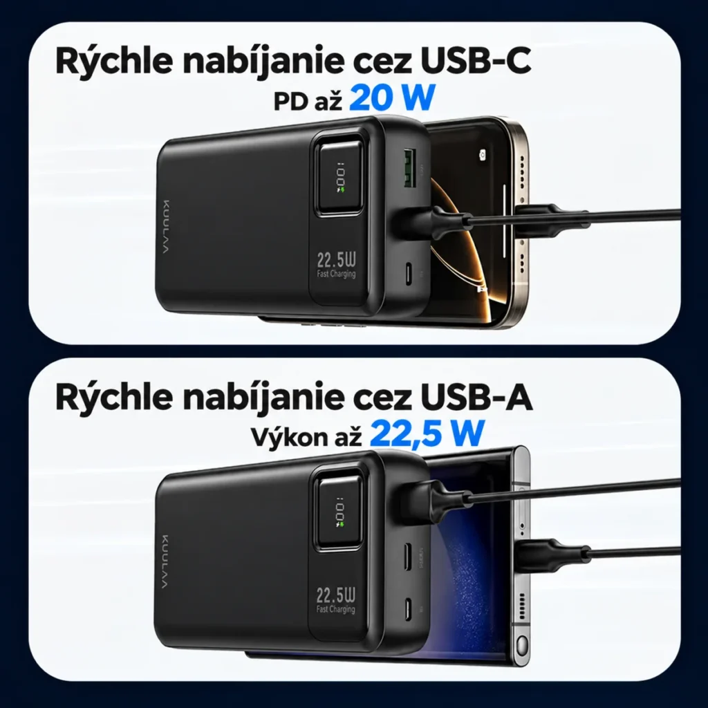 Výkon závisí od kompatibility zariadenia a kábla.
