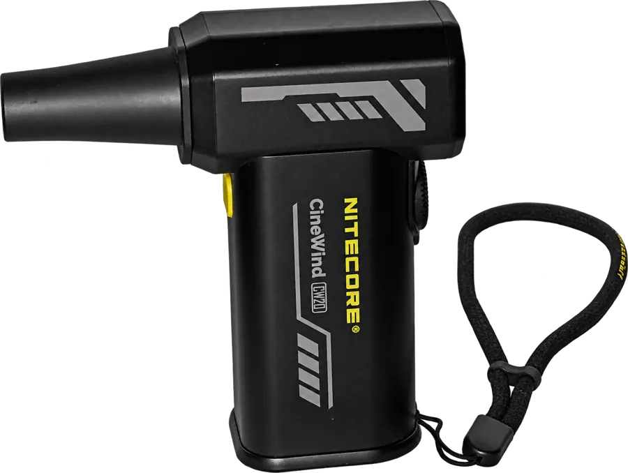 Kompaktný čierno-žltý fúkar Nitecore CW20 CineWind