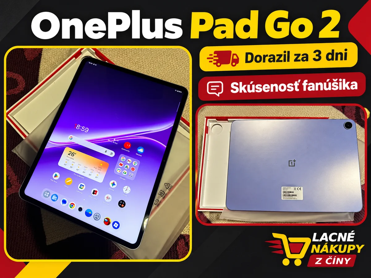 OnePlus Pad Go 2 na fotografiách fanúšika po doručení za tri dni