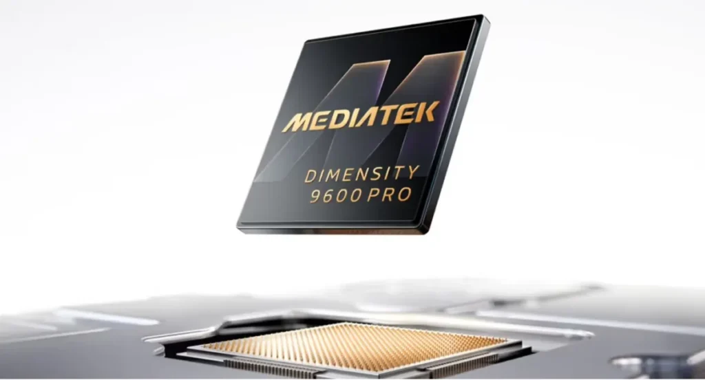 Ilustrácia čipu MediaTek Dimensity 9600 Pro.
