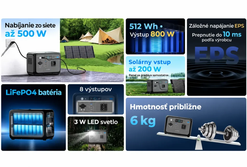 Funkcie OUKITEL P800E vrátane batérie, výstupov a nabíjania