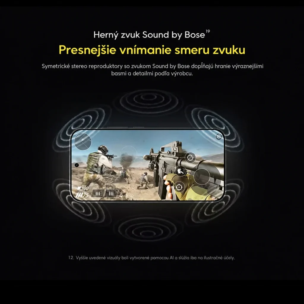 Herný zvuk Sound by Bose v POCO F9 Pro