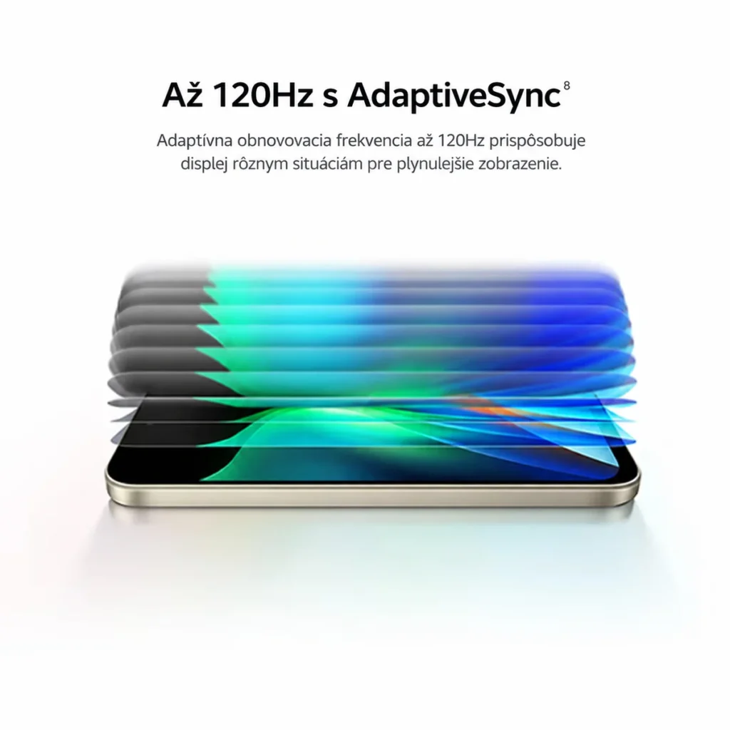 Adaptívna obnovovacia frekvencia REDMI 17 až 120Hz