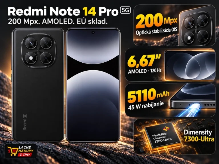 Redmi Note 14 Pro 5G a prehľad jeho hlavnej výbavy