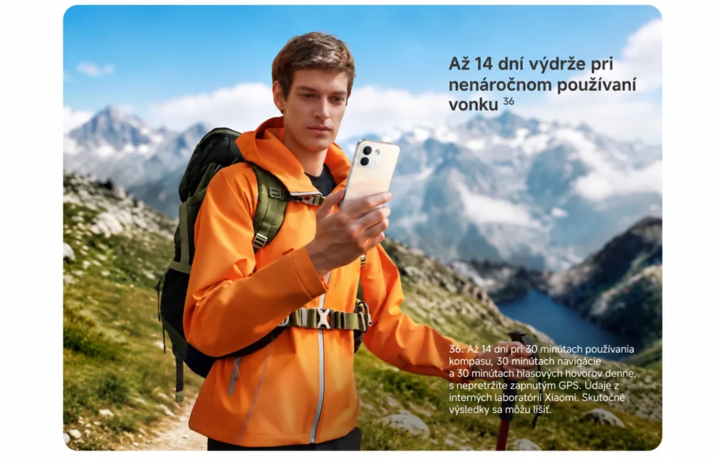 Používanie REDMI Note 17 Pro Max v horách a podmienky testu výdrže