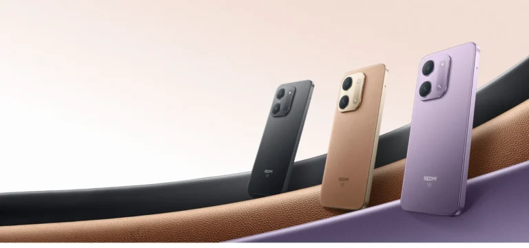 REDMI 17C 5G v čiernom, hnedom a fialovom prevedení