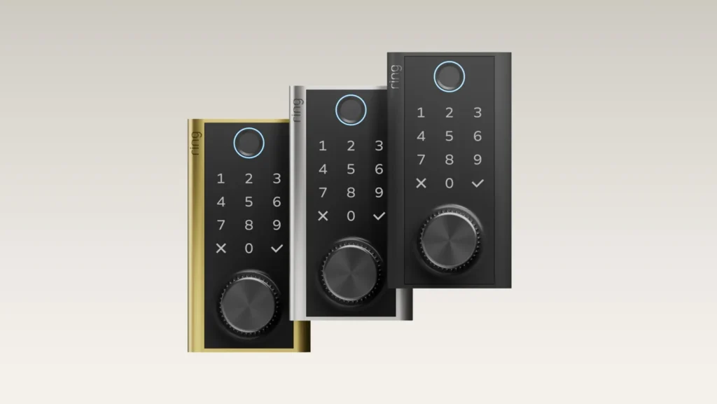 Ring Smart Lock v mosadznom, striebornom a čiernom vyhotovení