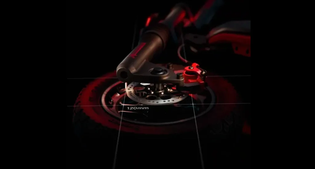 Propagačný detail brzdového systému ICBS na Segway ZT3 Max