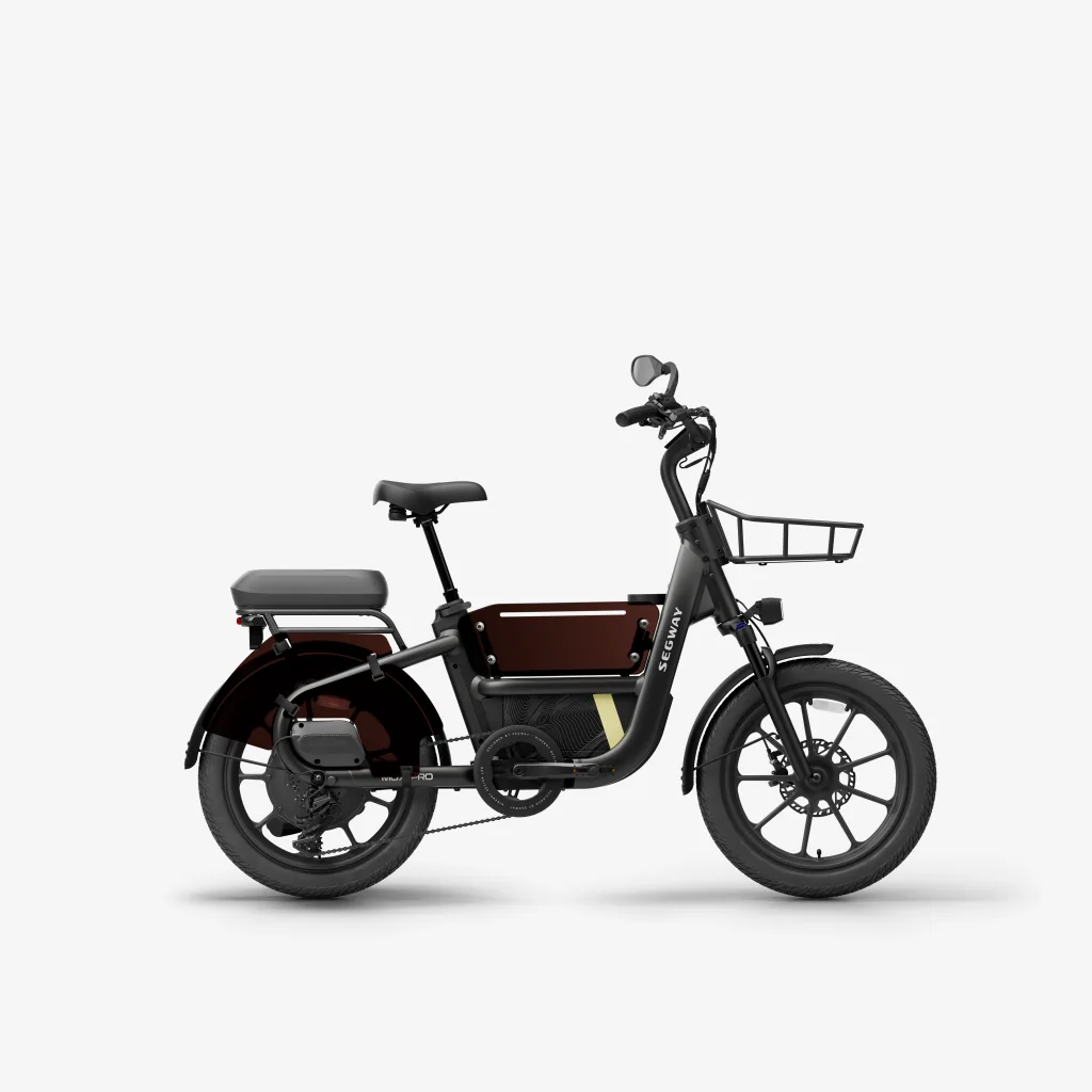 Segway MUXI Pro s predným košíkom a sedadlom pre spolujazdca