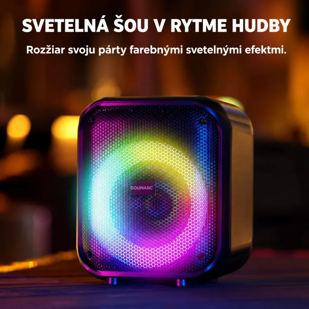 Svetelné efekty SOUNARC L1 synchronizované s hudbou