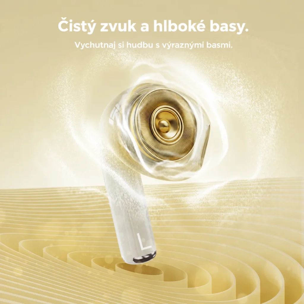 Ilustrácia meniča a basového zvuku slúchadiel SOUNARC Q3