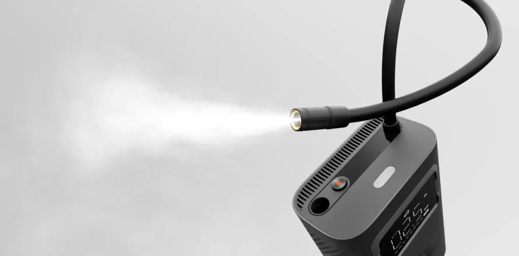 Detail kompresora Xiaomi Portable Electric Air Compressor 2 Pro.