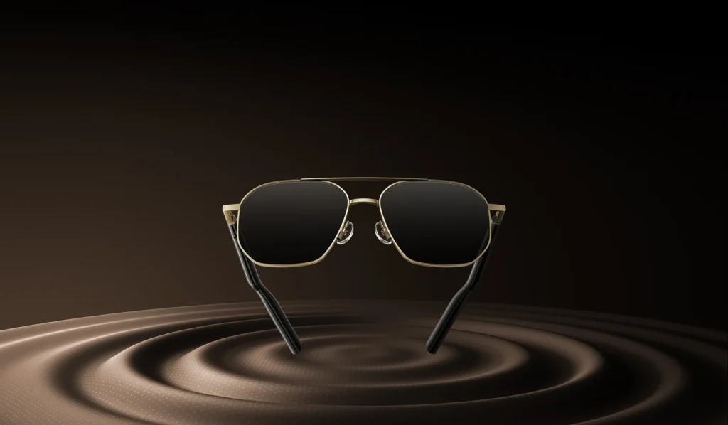 Xiaomi Mijia Smart Audio Glasses Pilot so slnečnými sklami