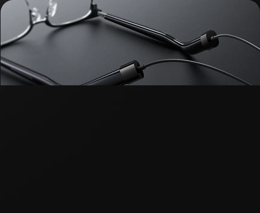 Magnetické nabíjanie okuliarov Xiaomi Mijia Smart Audio Glasses.